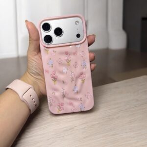 PINK FLOWERS IP 17 PRO MAX